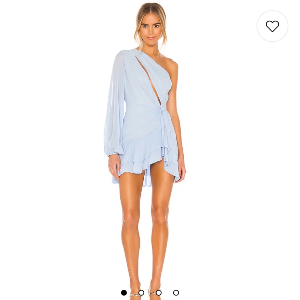 Michael Costello x REVOLVE Sunny Dress in Blue Sz S